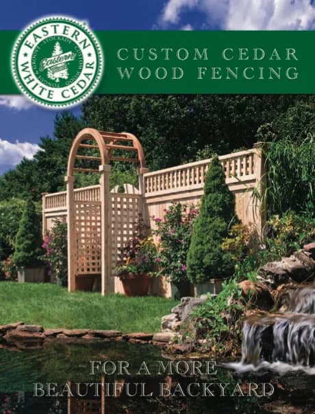 Eastern Custom Cedar Wood Fence catalog cover