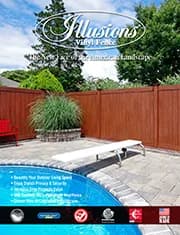 Illusions Vinyl Fence Brochure catalog cover