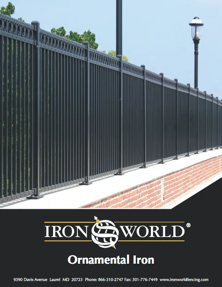 Iron World Ornamental Iron catalog cover