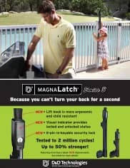 MagnaLatch Pool Gate Latch catalog cover