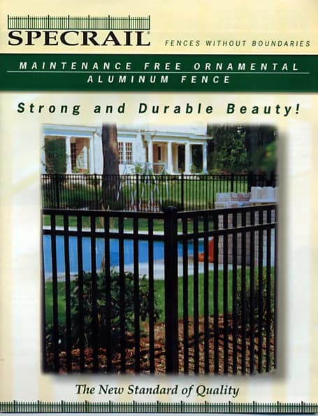 Specrail Aluminum Fencing catalog cover
