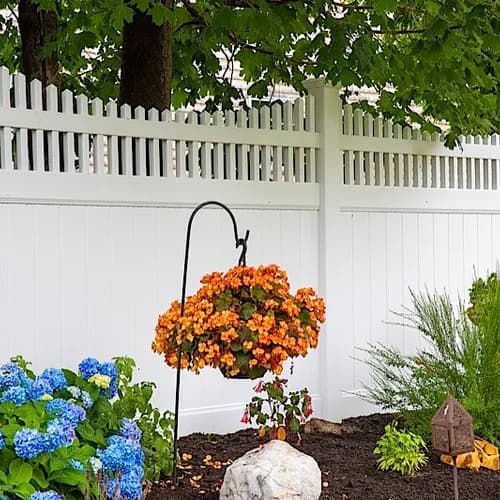 Vinyl privacy fence — Southington Rustic Fence Company project