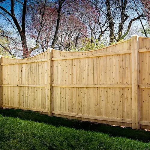 Custom wood fence — Southington Rustic Fence Company project